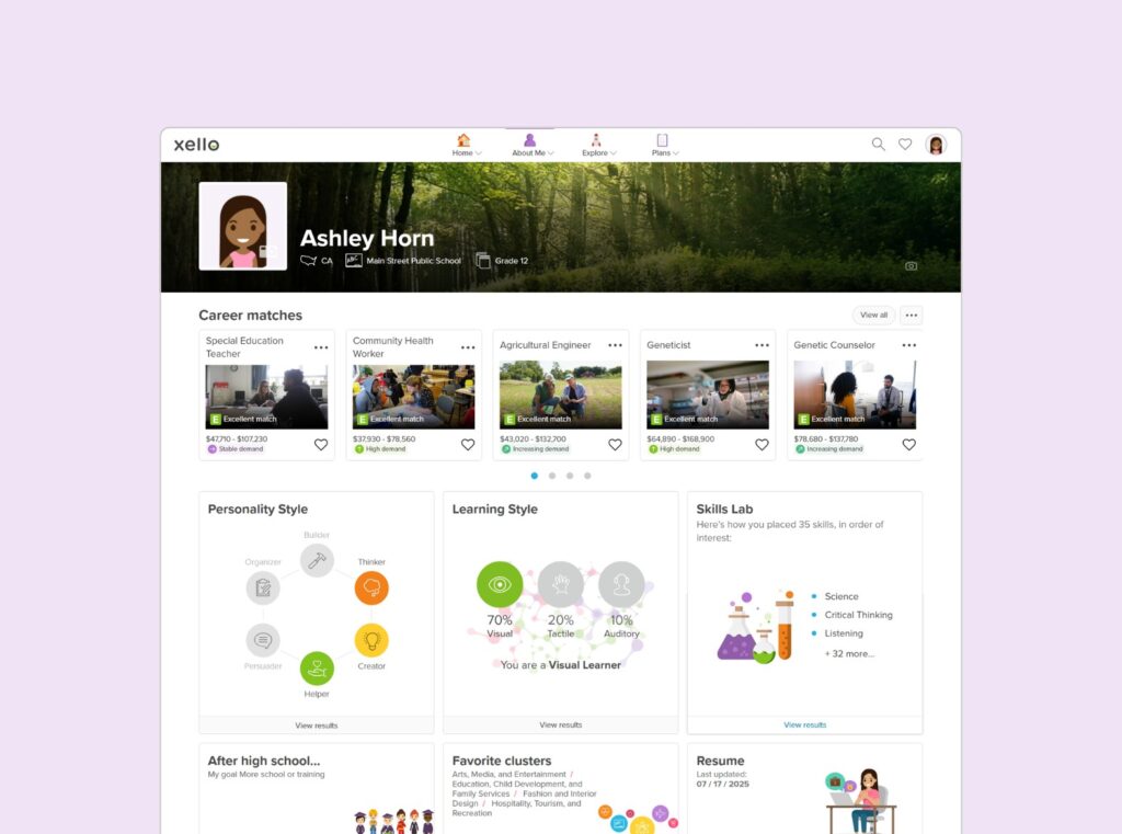 michigan-career-development-model-xello